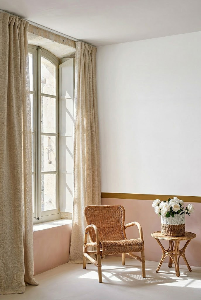 Décoration d'une chambre chic dans le Vaucluse